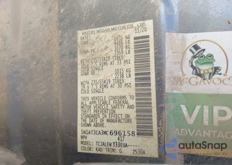 2021 Nissan Rogue Sl Fwd from USA, damaged, VIN 5N1AT3CA3MC696158